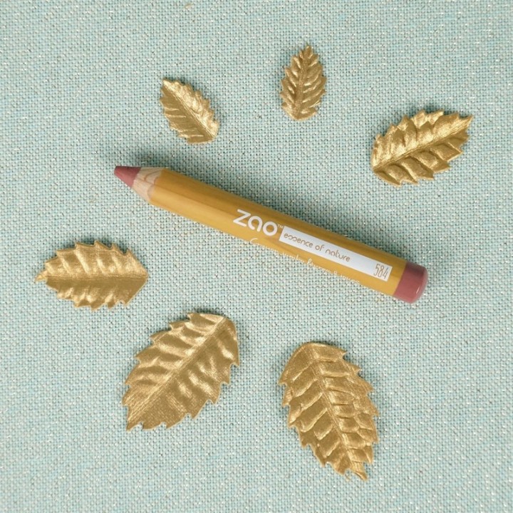 Jumbo-Augenstift - 100% natürlich, Bio & Vegan - Nr. 382, Schillerndes Braun - Zao