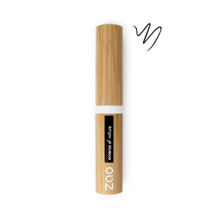 Eye-liner pennello BIO & Vegan - N° 070, Nero intenso - Zao