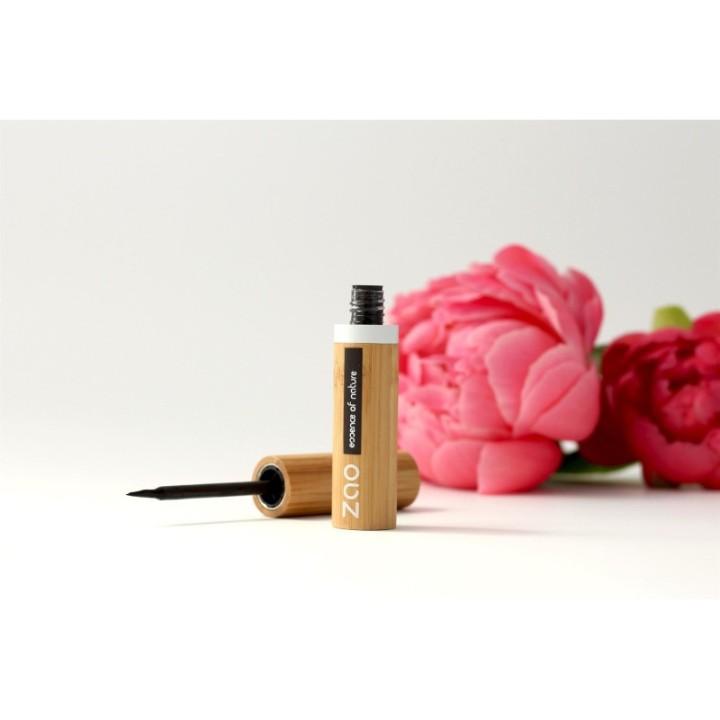 Eyeliner BIO Pinceau - N° 070, Noir intense - Zao