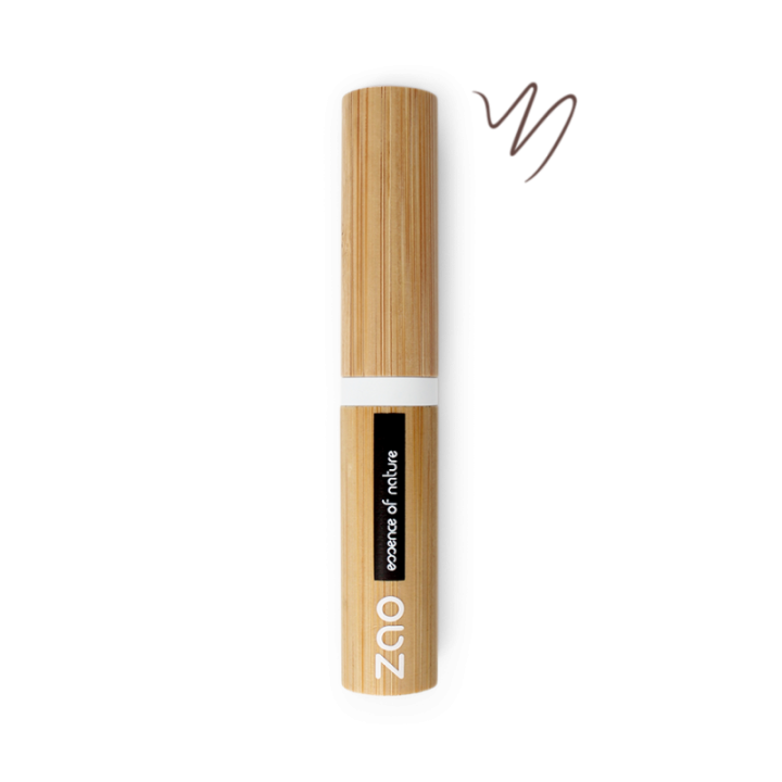 BIO Eyeliner-Pinselspitze - N° 071, Dunkelbraun - Zao