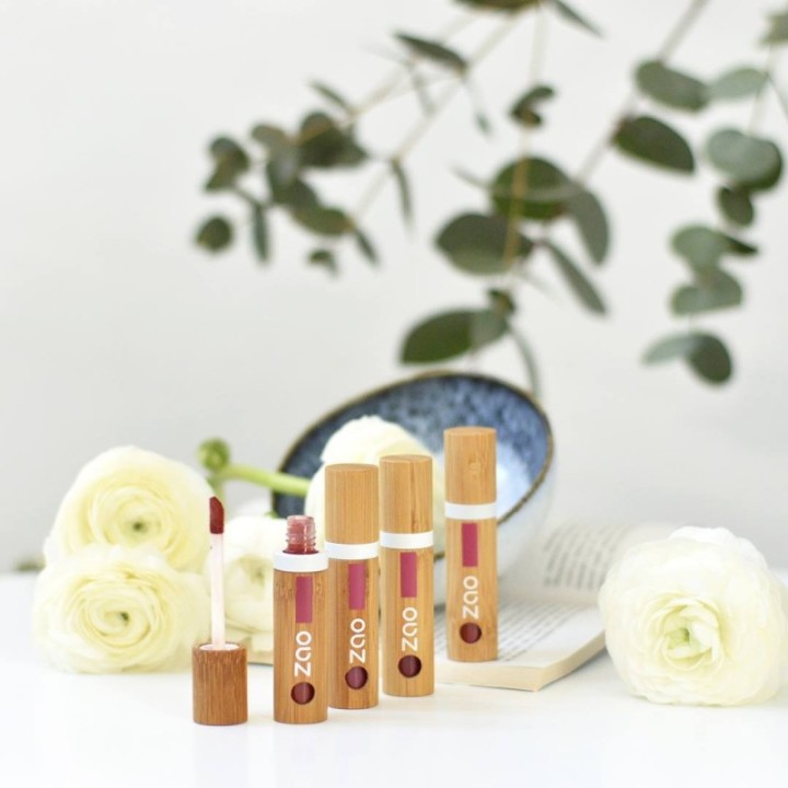 Encre à lèvres, Fini mat & longue tenue - 100% Naturel, Bio & Vegan - N° 44x, MOD - Zao