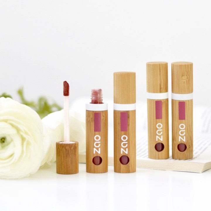 Lippenstift, mattes Finish & langer Halt - 100% Natürlich, Bio & Vegan - Nr. 44x, MOD - Zao