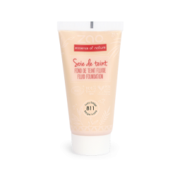 Seide Teint (Fluid Foundation) - 100% natürlich, Bio & Vegan - N°811, Elfenbeinbeige - Zao