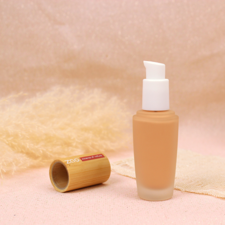 Seide Teint (Fluid Foundation) - 100% natürlich, Bio & Vegan - N°81x, MOD - Zao