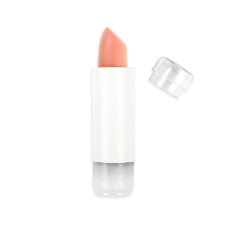 Rouge à lèvres & Baume Cocoon - 100% Naturel, Bio & Vegan - N° 415,  Nude pêche - Zao