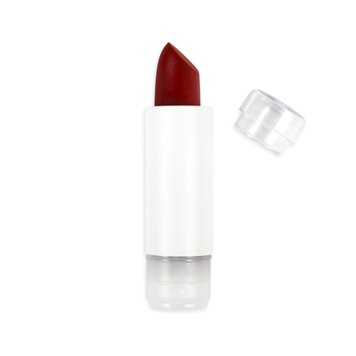 Rouge à lèvres & Baume Cocoon - 100% Naturel, Bio & Vegan - N° 413, Bordeaux - Zao