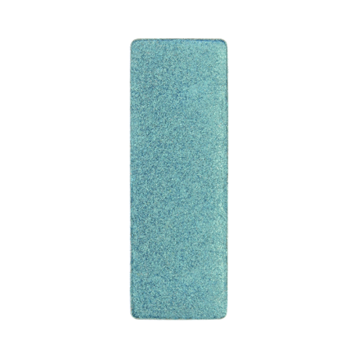 Fard à Paupières nacré (en recharge rectangulaire) - 100% naturel, Bio & Vegan - N° 127, Bleu paon - Zao