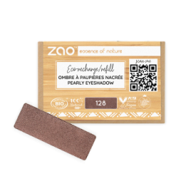Ombretto perlato (ricarica rettangolare) - 100% naturale, biologico e vegano - N° 128, Tiramisù - Zao