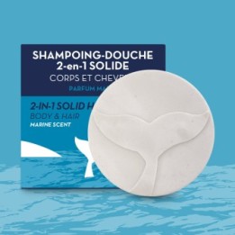 Festes 2-in-1-Duschshampoo,, Meeresduft - 85ml - The Green Emporium
