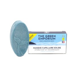 Maschera solida idratante e nutriente per capelli, profumo di fiori di Tiaré - 85ml - L'emporio verde