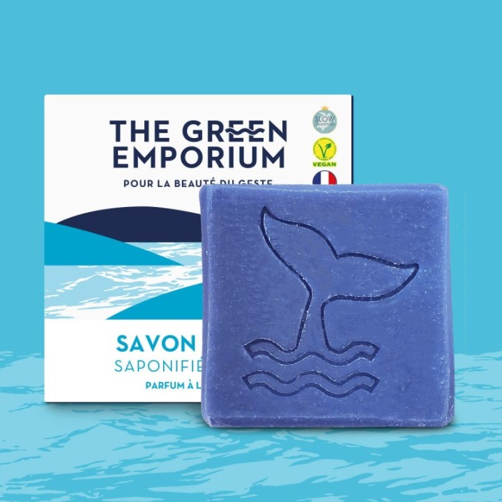 Körperseife, kaltverseifte Seife, Minzduft - 100g - The Green Emporium