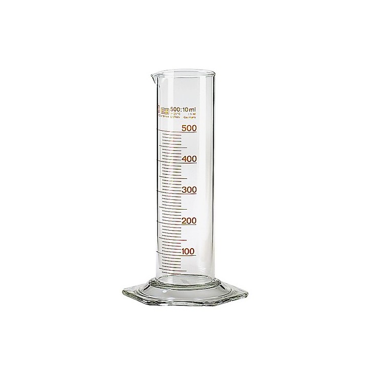 Messzylinder aus Borosilikatglas (niedrige Form) mit ml-Teilung - 1 St. 100ml