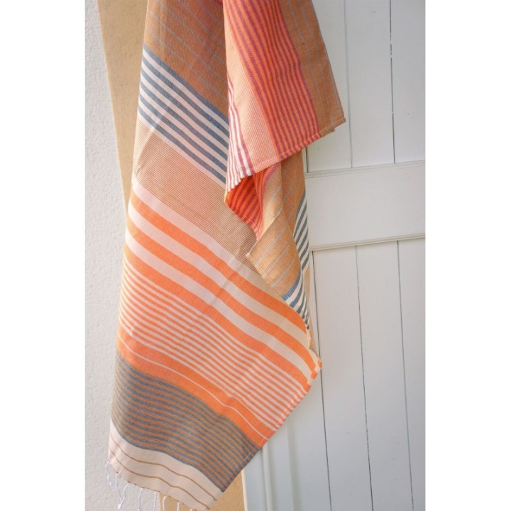 Fouta aus biologischer Baumwolle, SUD Kollektion, India Gold - 100x200cm - Karawan