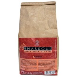 Rhassoul en poudre, pour le corps et le cheveux - Format vrac 1kg - Karawan