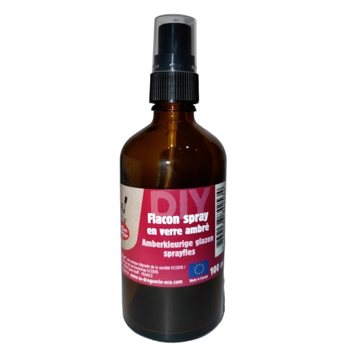 Flacon spray en verre ambré - 100ml - Anaé