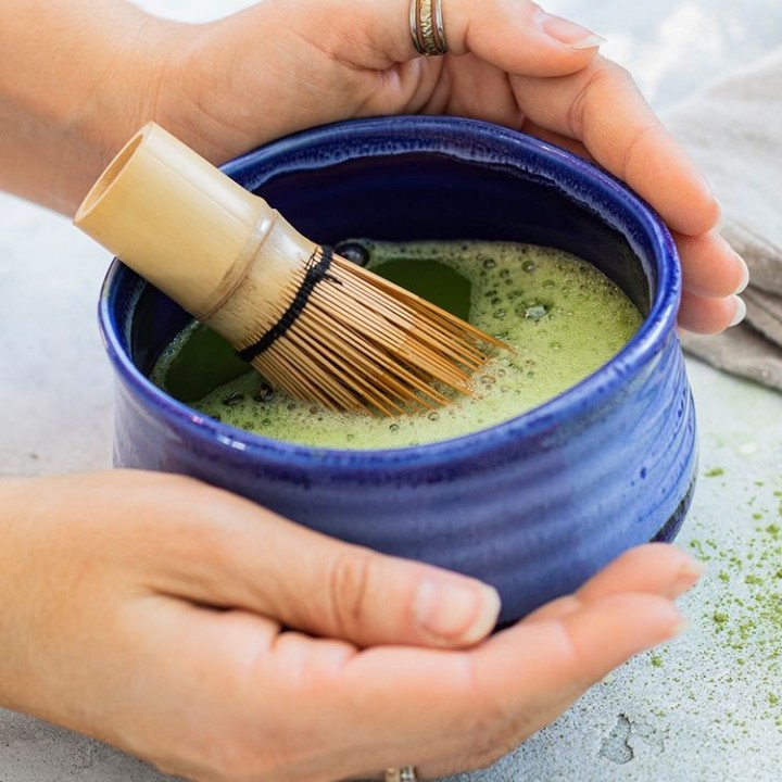 Zeremonienschale Chawan blau, aus Ton und Keramik - 0,5L - Aromandise