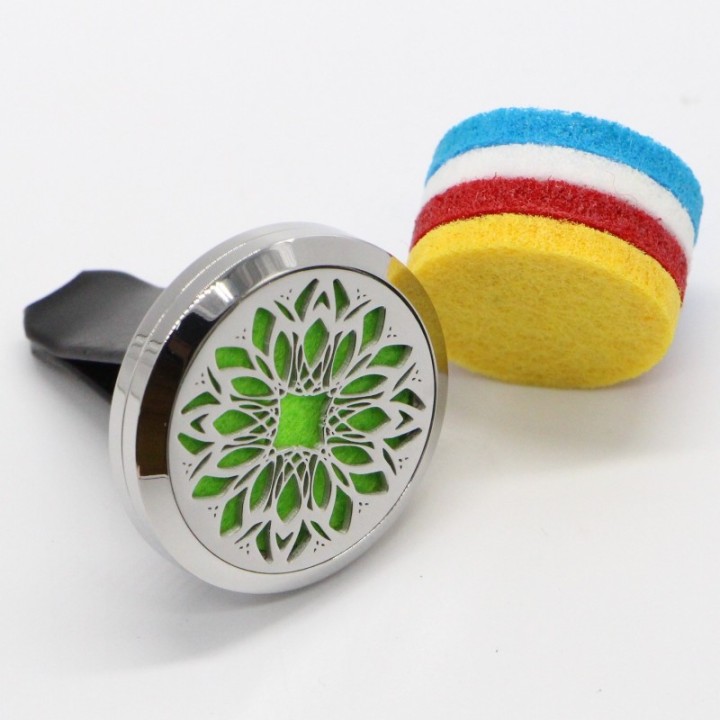 Clip'Arôme - Diffusor für ätherische Öle für Autos - Blütenblatt - ZEN'Arôme