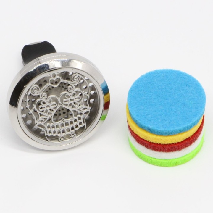 Clip'Arôme - Diffusor für ätherische Öle für Autos - Calavera - ZEN'Arôme