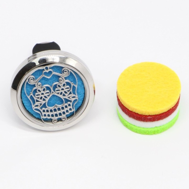 Clip'Arôme - Diffusor für ätherische Öle für Autos - Calavera - ZEN'Arôme