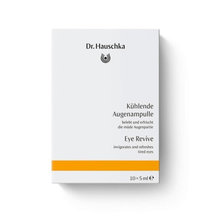 Lotion fraîcheur Bio et compresses, pour les yeux fatigués - 10 x 5 ml - Dr. Hauschka 