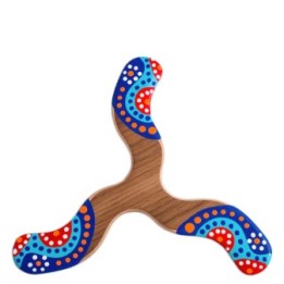 Boomerang artisanal en bois pour adultes, Le Wanguri - 22cm - Wallaby Boomerangs