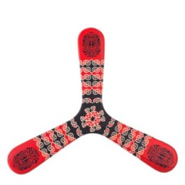 Boomerang in legno per adulti, I Maori - 24cm - Boomerang Wallaby