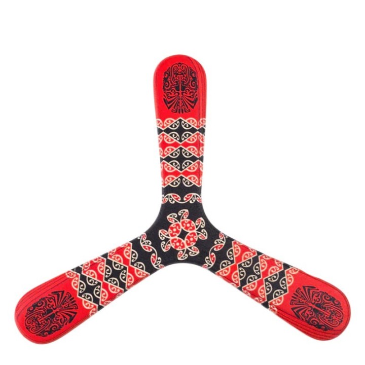 Boomerang in legno per adulti, I Maori - 24cm - Boomerang Wallaby