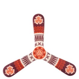Boomerang in legno per adulti, I Figi - 24cm - Boomerang Wallaby
