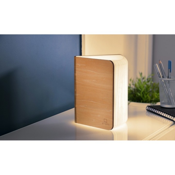 Smart Book Light, il libro leggero intelligente in legno d'acero - Gingko Design