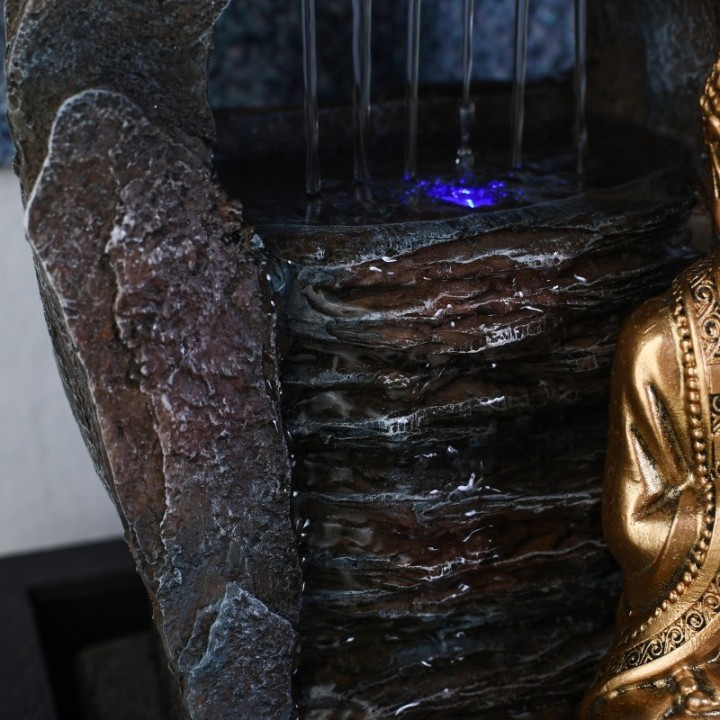 Zimmerbrunnen - "Zen Dao" (mit Buddha & LED-Beleuchtung) - Zen'Light
