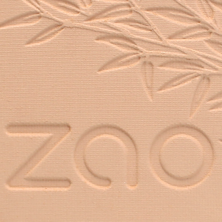  Poudre Compacte Visage - 100% naturel, Bio & Vegan - N° 303, Brun beige - Zao