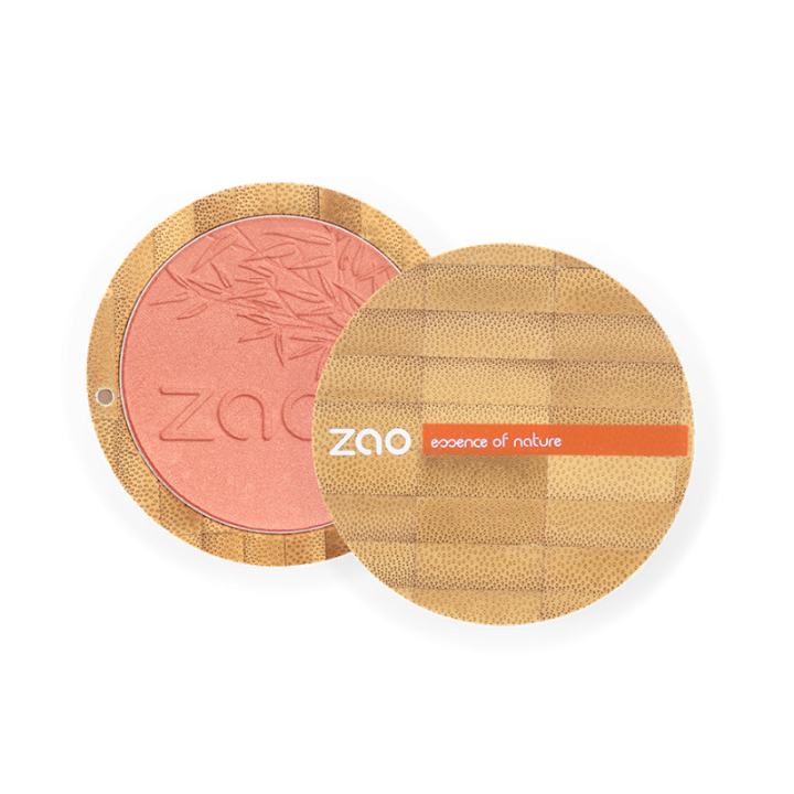 Puderrouge kompakt, Bio & Vegan - N° 327, Korallenrosa - Zao