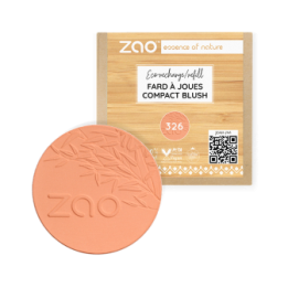 Puderrouge kompakt, Bio & Vegan - N° 326, Natürliche Helligkeit - Zao