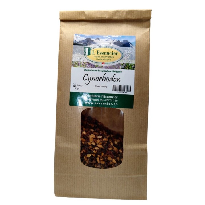 Cynorrhodon Bio du Valais (Rosa Canina) pour infusions - 150g - L'essencier