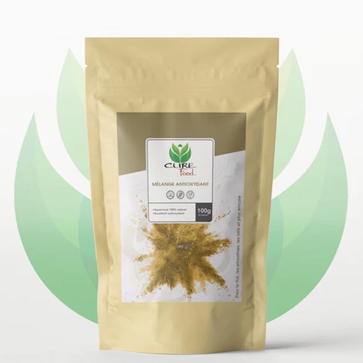 Mélange Antioxydant (100% naturel), Nettoyage, Immunité & énergie - 100g - CureFood