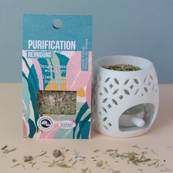 Miscele vegetali bruciabili, Rituale di purificazione - 20 g - Les Encens du monde