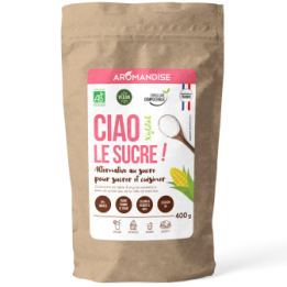 CIAO DER ZUCKER Xylitol ! Der Geschmack von Zucker, 40% weniger Kalorien, 100% natürlich - 400g - Aromandise