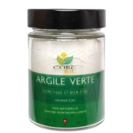 Argile Verte (Montmorillonite) BIO - Pot de 200g (verre), jusqu'à 5kg (recharge) - Curenat
