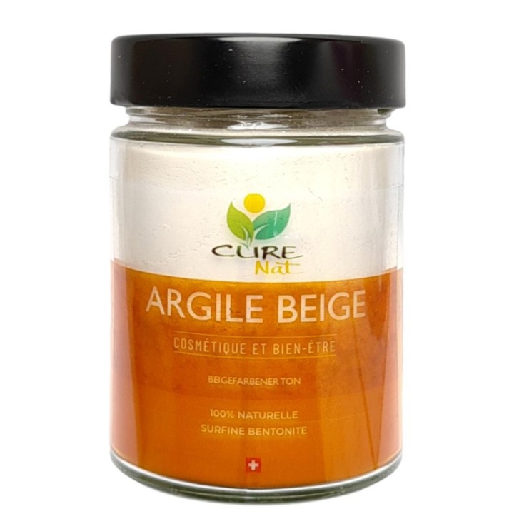 Beige Ton (Nutri Bentonit) - 200g-Topf, bis zu 5kg (im Nachfüllpack) - Curenat
