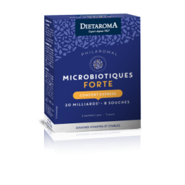 Philaromal Microbiotiques Forte, Ferments lactiques 8 Souches/20 Milliards - 14 sachets - Dietaroma