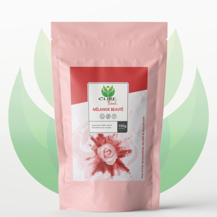 Beauty-Mix (100% natürlich), Stoffwechselunterstützung & Strahlende Haut - 100g - CureFood