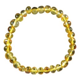 Armband aus Naturstein für Erwachsene - Ambre Honey - 19cm - Irréversible Bijoux