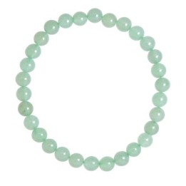 Bracelet en pierre naturelle pour adultes - Aventurine - 19cm - Irréversible Bijoux