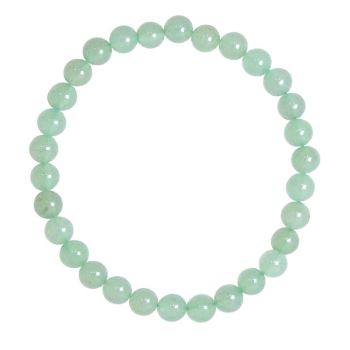 Bracciale in pietra naturale per adulti - Avventurina - 19 cm - Irréversible Bijoux