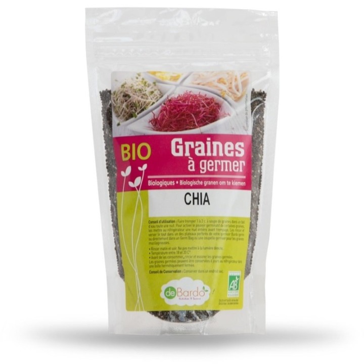 Graines à germer de Chia BIO - 200g - De Bardo