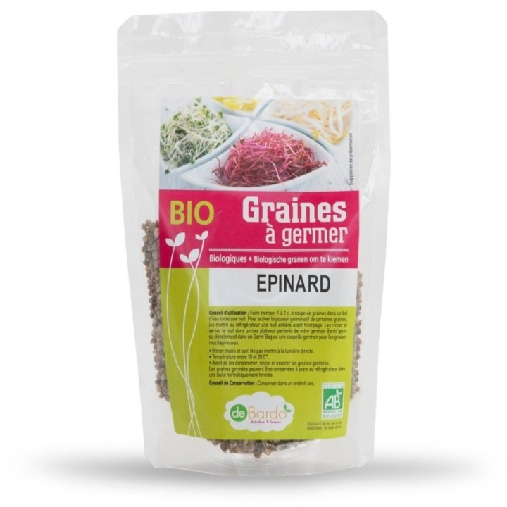 Bio-Keimsamen von Spinat - 100g - De Bardo