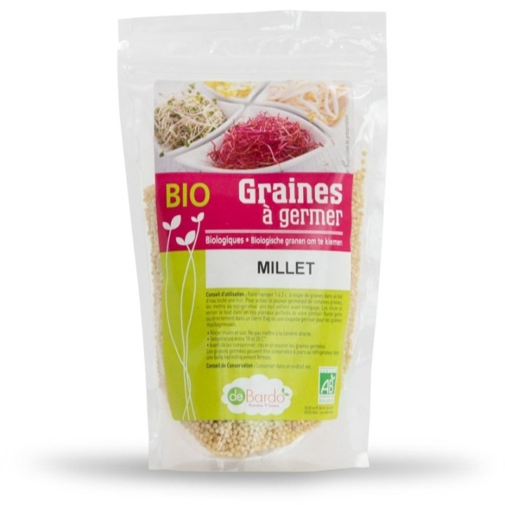 Bio-Ganzkornhirse zum Keimen - 200g - De Bardo