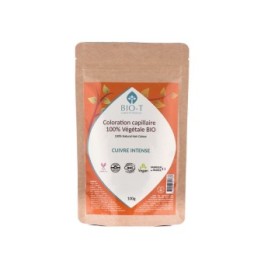 Colore organico 100% naturale per capelli, Rame intenso - 100g - BIO-T