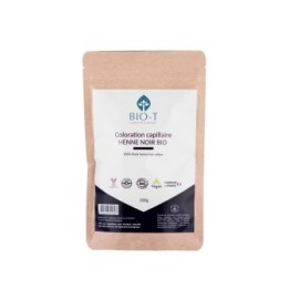 Coloration Henné Noir Indigo - 100% pur, naturel & BIO - 100g - BIO-T