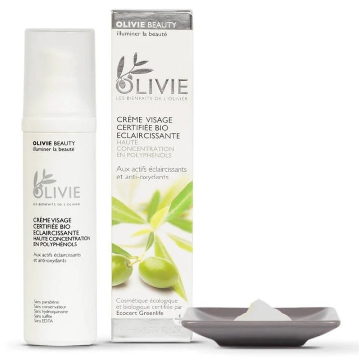 Crema viso anti-rughe arricchita con polifenoli - 40ml - Olivie Beauty
